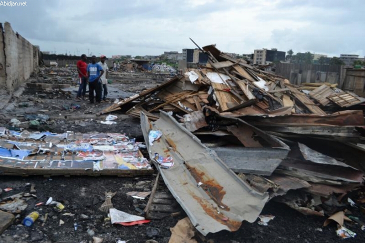 Koumassi/Incendie à Bia Sud : Plusieurs habitations détruites : 5 millions de Fcfa d`un vieillard brûlés